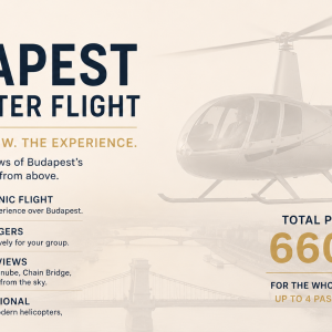 15-minutes Private Budapest Helicopter Flight